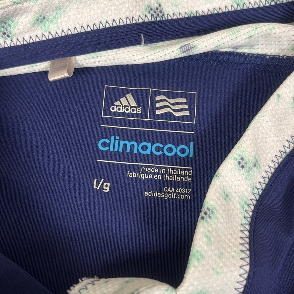 Adidas Climacool Women's Blue Sleeveless Top - Picture 7 of 8